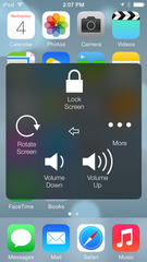 AssistiveTouch Device menu