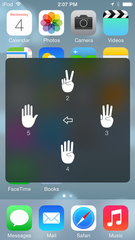 AssistiveTouch Gesture Menu