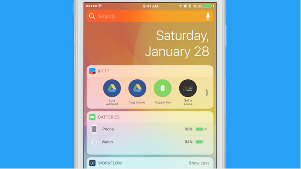 IFTTT Widget screenshot