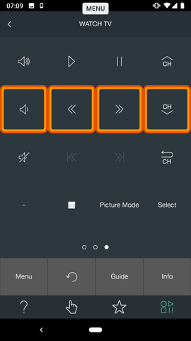 Harmony Hub Remote Interface 