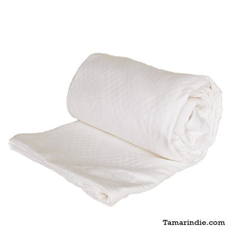 Luxury Cotton Blanket White