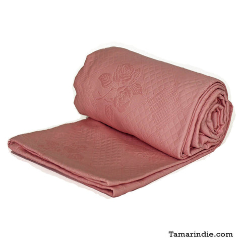 Luxury Cotton Blanket Pink