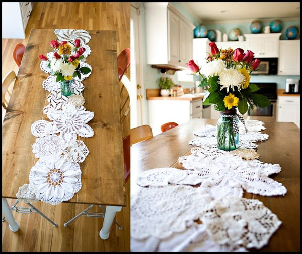 Crochet Doily Runner