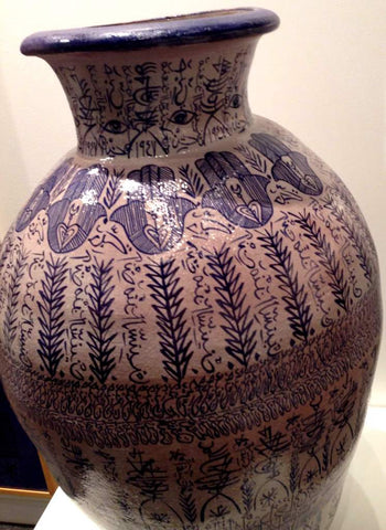 Abu Dhabi Art Fair Photo- Blue Vase 1- صورة في معرض فن ابو ظبي