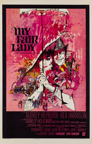 My Fair Lady US 1 Sheet 1964 Film Poster