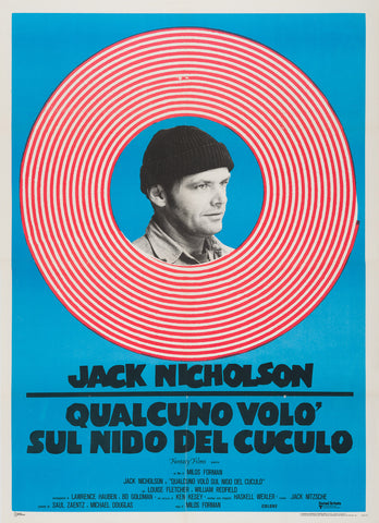 One Flew Over The Cuckoos Nest Film Poster 1975