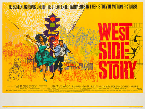 West Side Story Quad 1961 Film Poster
