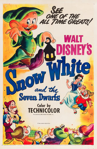 Snow White R1951 US Film Poster