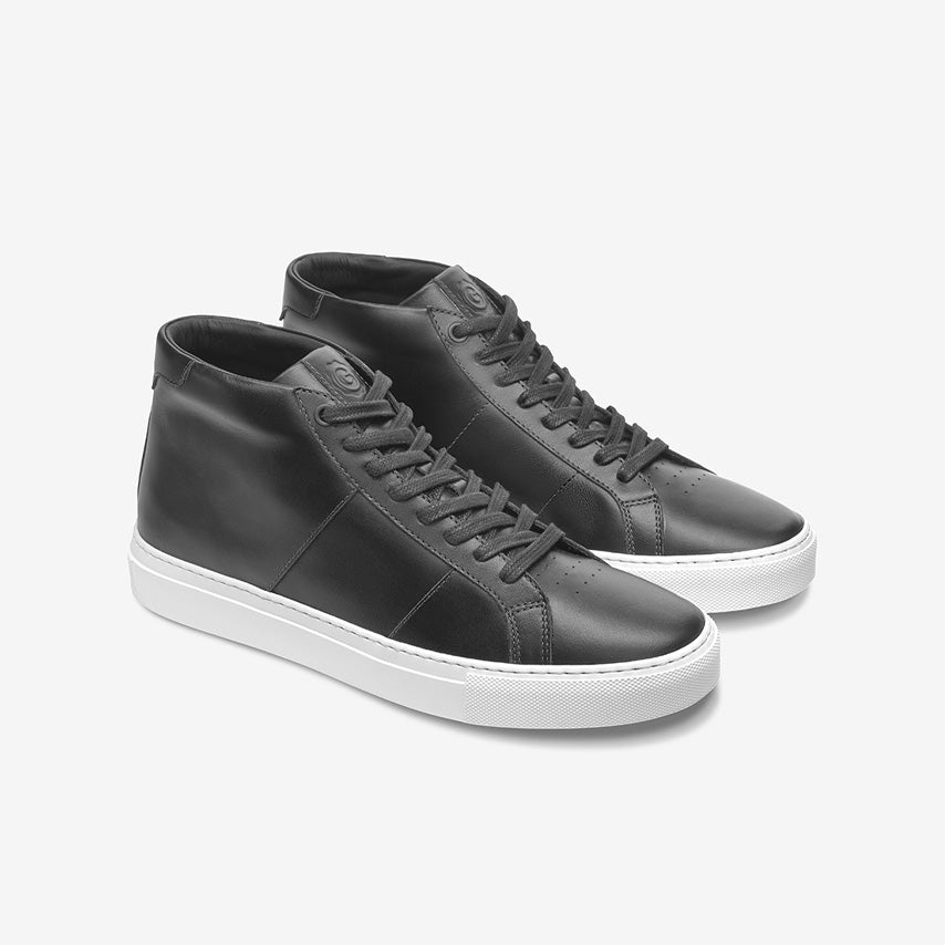 GREATS - The Royale High - Nero Leather 