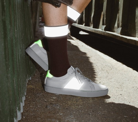 The Royale Safety - Light Grey/Safety Green