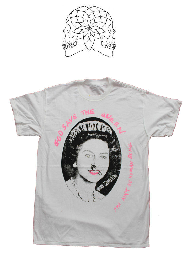 God Save The Queen Sex Pistols Evil Eyes Punk T Shirt