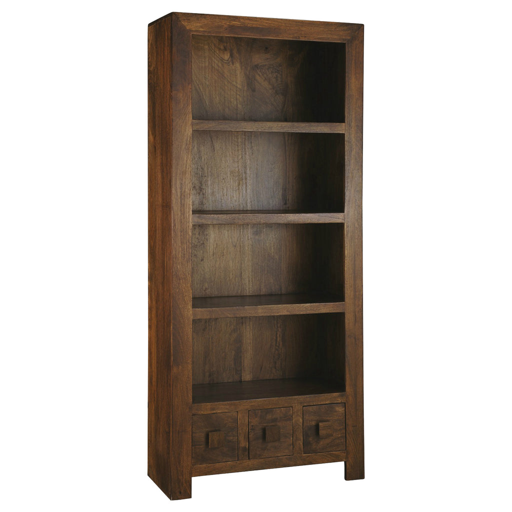 Home &gt; Mango Wood Furniture &gt; Mango Wood Dark Tall Bookcase