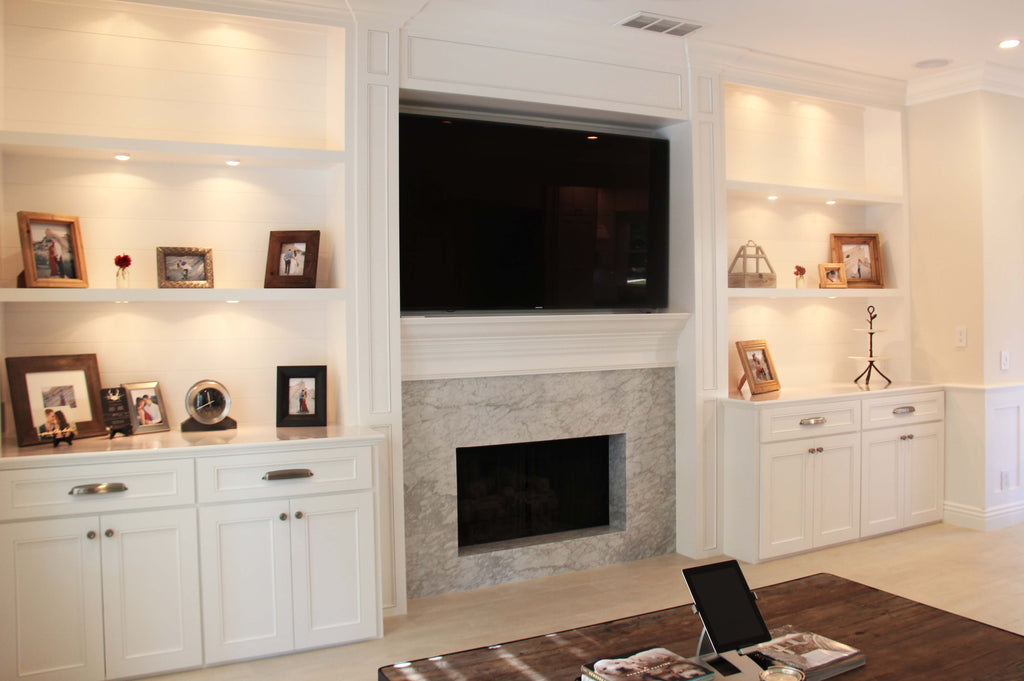 custom cabinetry wall units from Woodwork Solutions Orange County