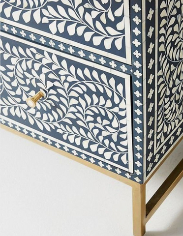 Bone Inlay furniture by Inlay Designs