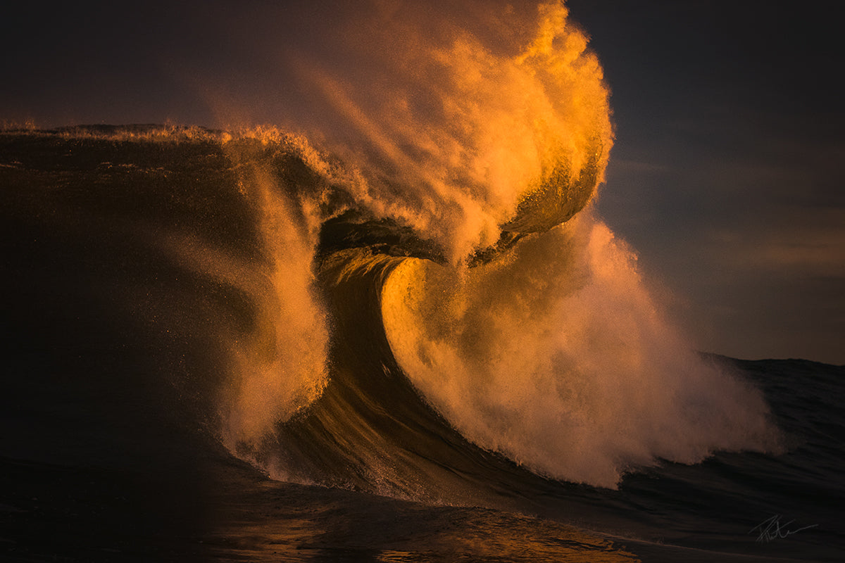 Enraged Fine Art Ocean Photography shot by Thurston Photo