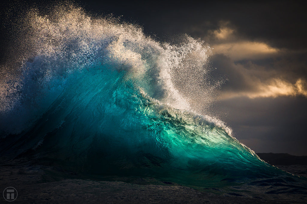 Ravish - Light explosions ocean art photography for sale