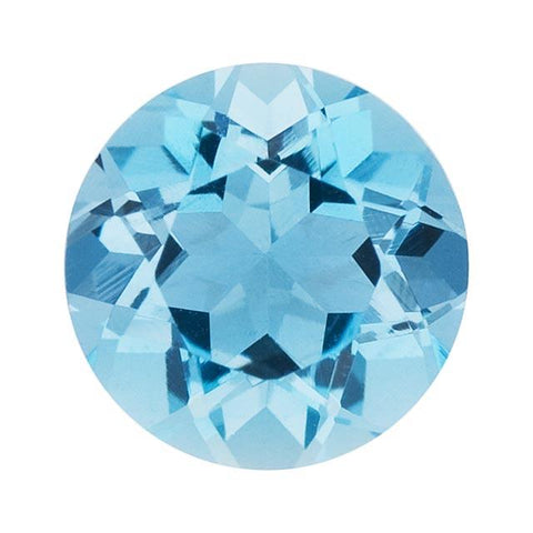 Round Aquamarine Gemstone