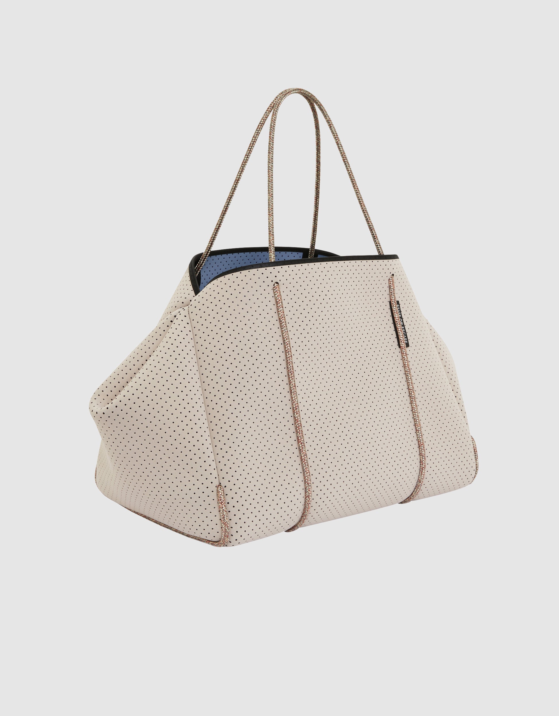 Escape™ tote in stone / washed lapis (dual tone)