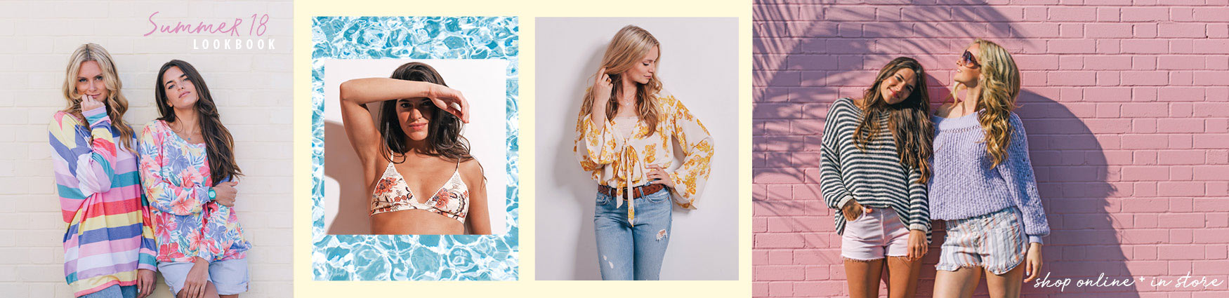 Shop the Roo's Beach Summer 18 Cookbook featuring Wildfox, Free People & Levi's