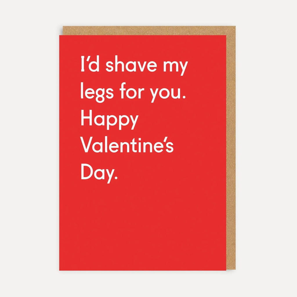 Ohh Deer I'd Shave My Legs For You Greetings Card
