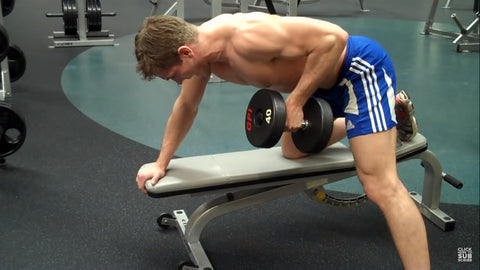 Db row back exercise