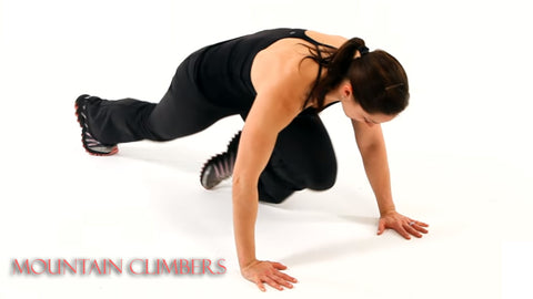 mountain climbers cardio exercise at home