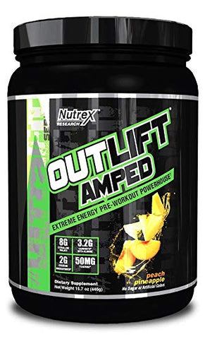 Nutrex Research Outlift Amped Pre Workout Supplement Product