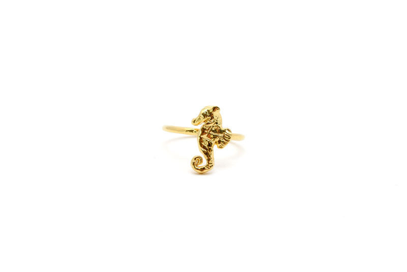 seahorse ring. various colors.