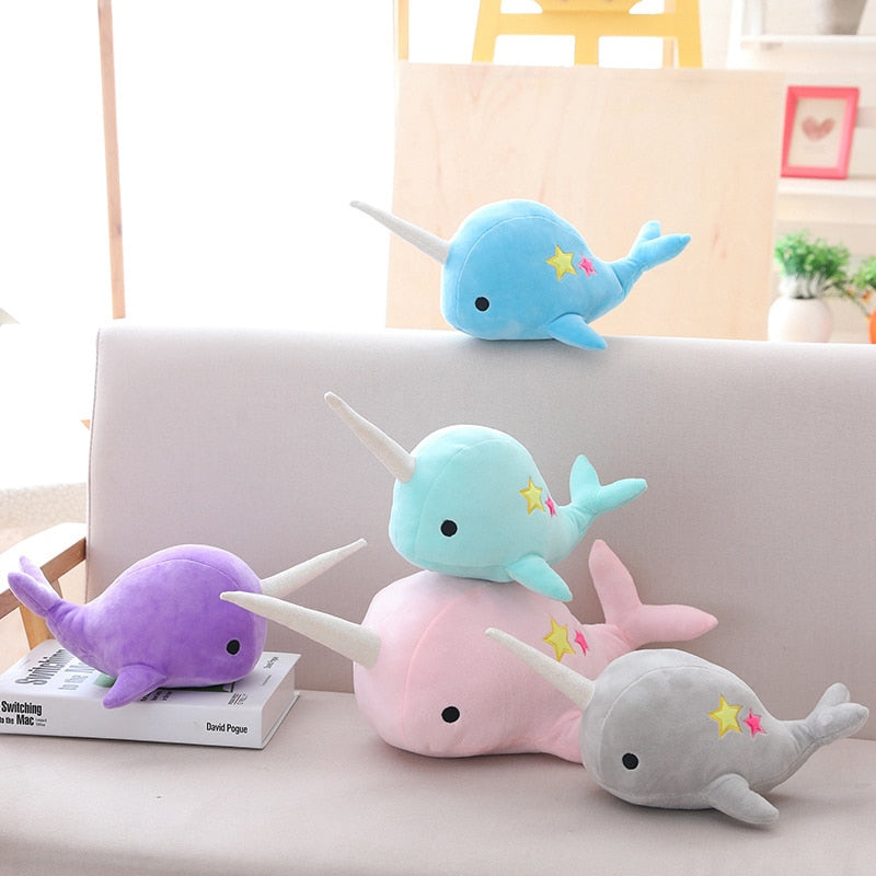 narwhal cuddly toy