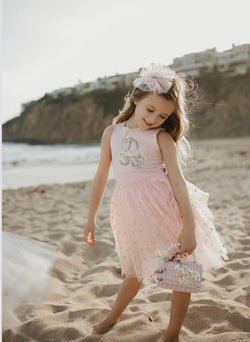 Petite Hailey Cherry Tutu Dress