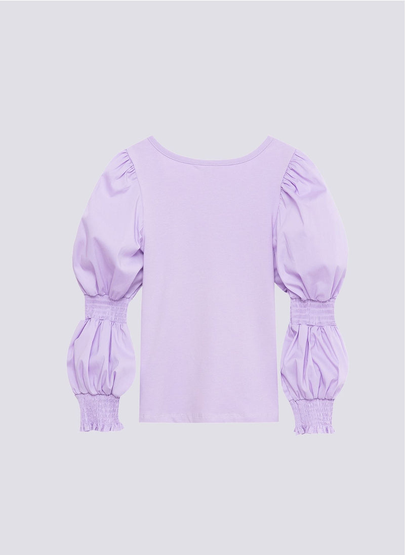 Habitual Kids Puff Sleeve Knit Top