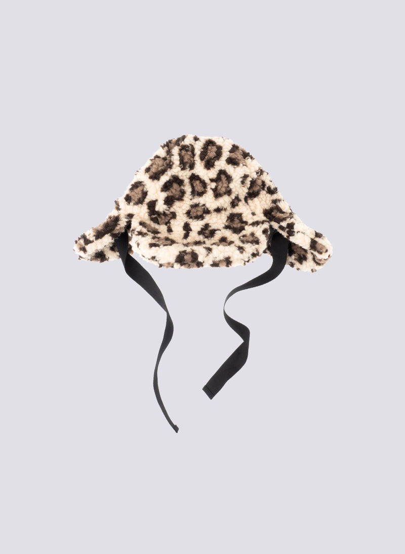 tocoto vintage Animal Print Furry Hat