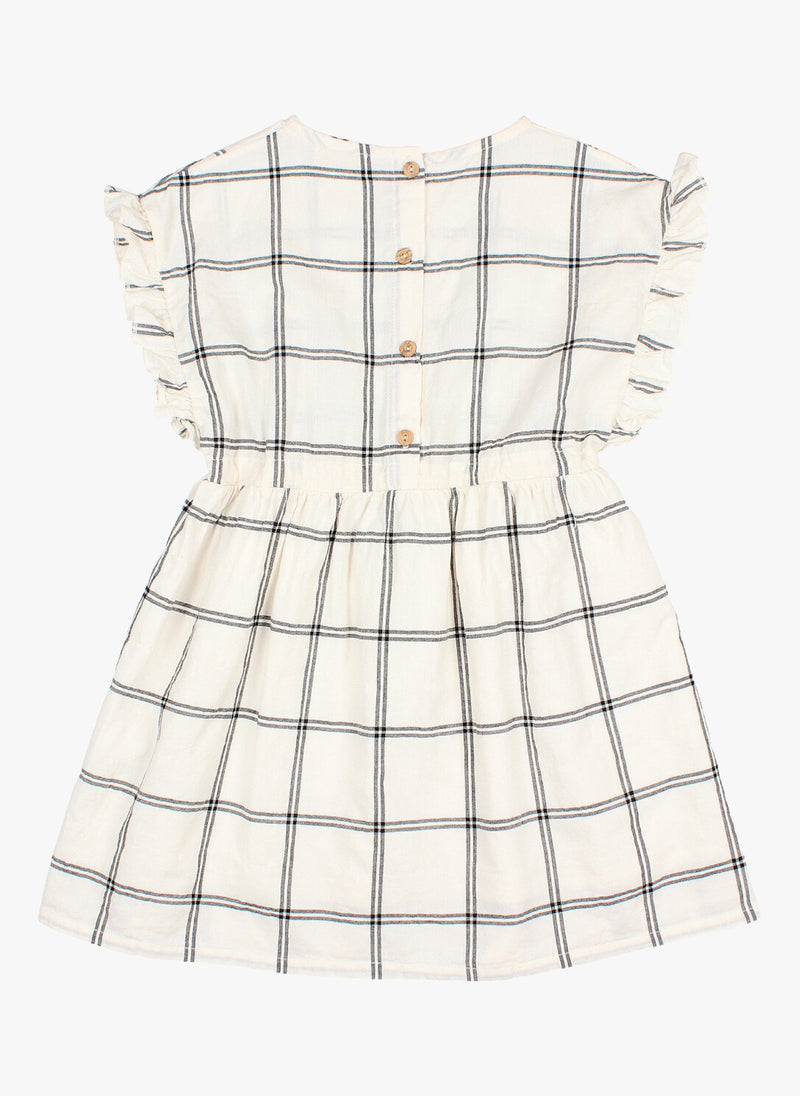 Buho Cotton Check Dress