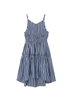 Habitual Kids Strappy Smocked High-Low Dress