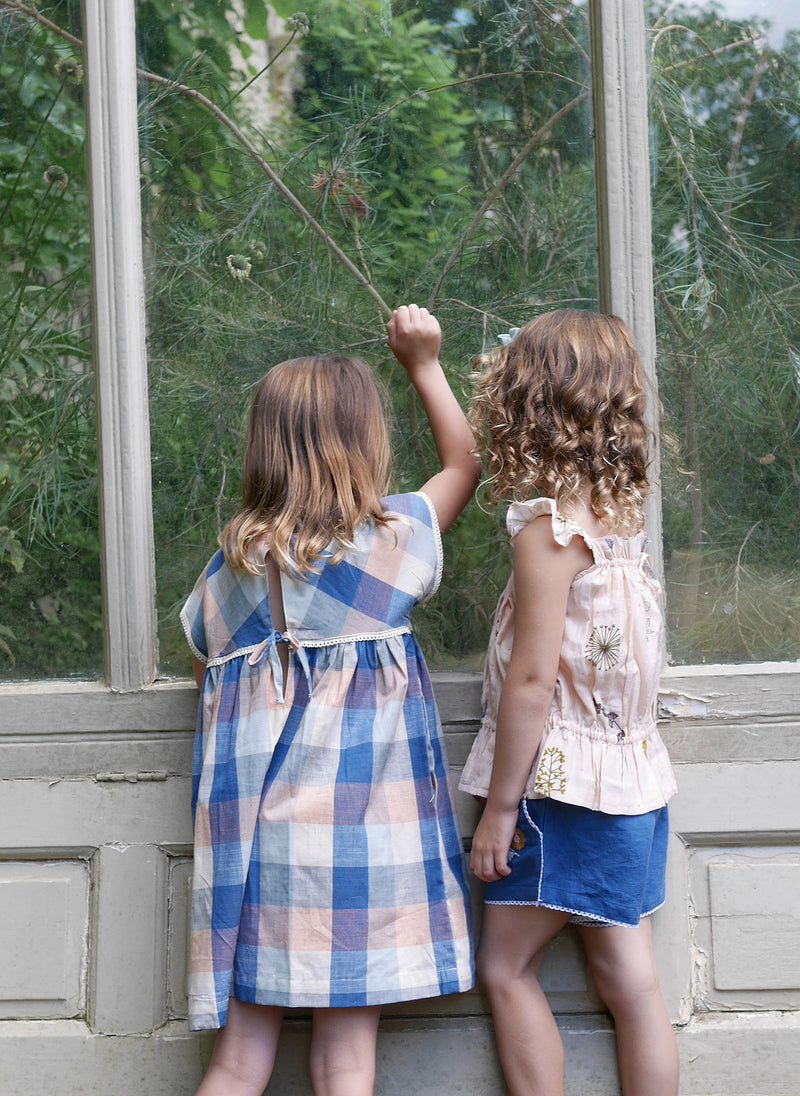 Lali Bluebell Top in Pressed Flowers