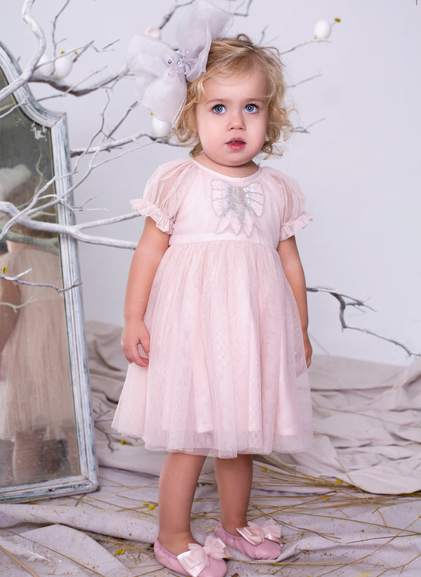 Tutu Du Monde Baby Girl Liv Tutu Dress in Tea Rose