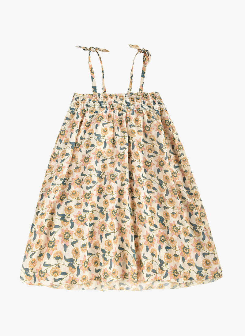 Louise Misha Marceline Dress in Cream Flowers