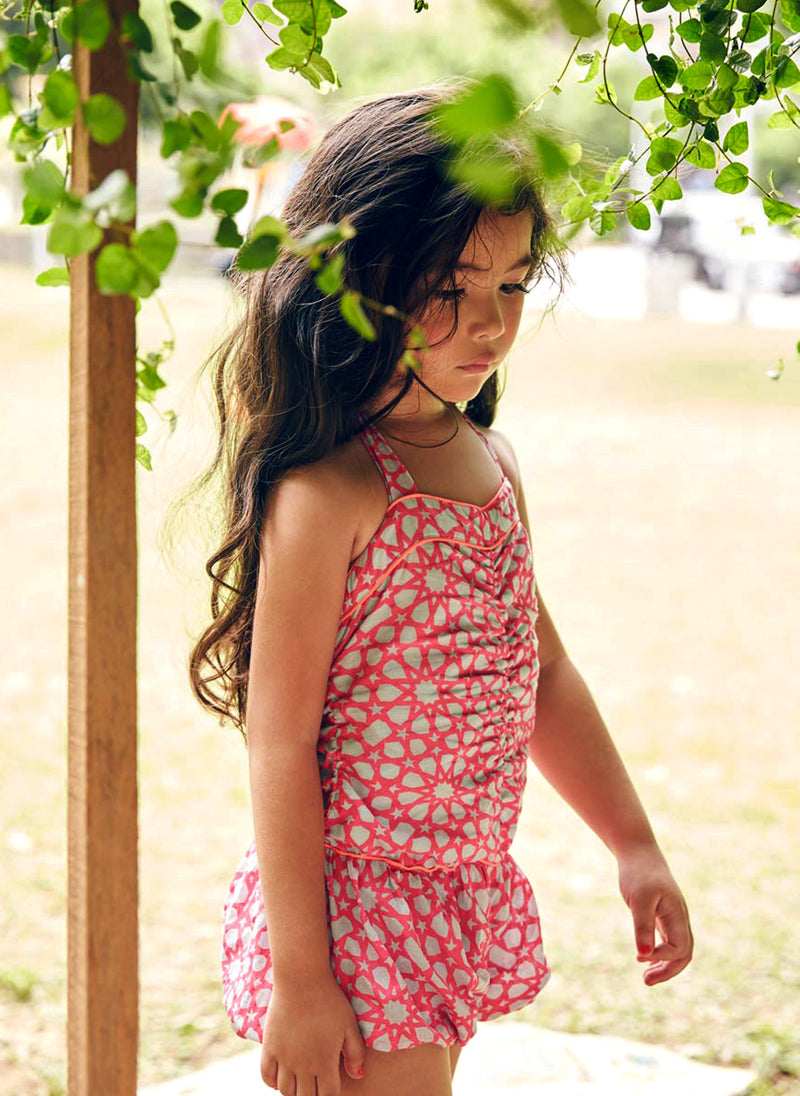 Nellystella Daniella Playsuit in Neon Star