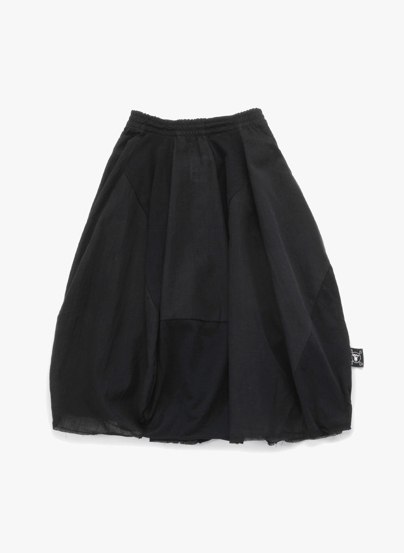 Nununu Feather Skirt in Black