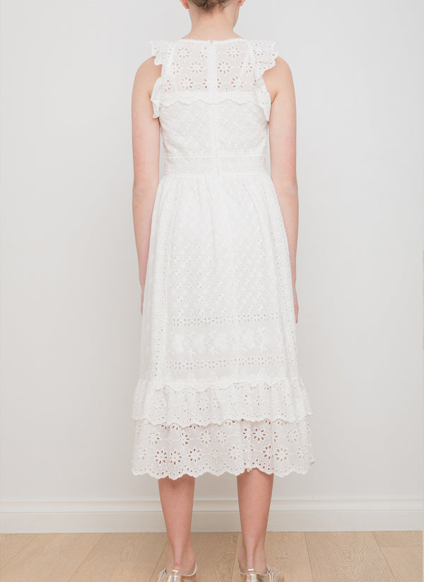 Petite Amalie Lucy Broderie Dress