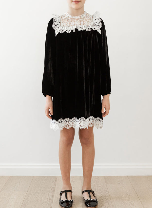 Petite Amalie Velvet Grace Dress