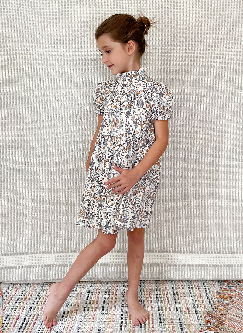 Petite Lucette Zoe Floral Dress