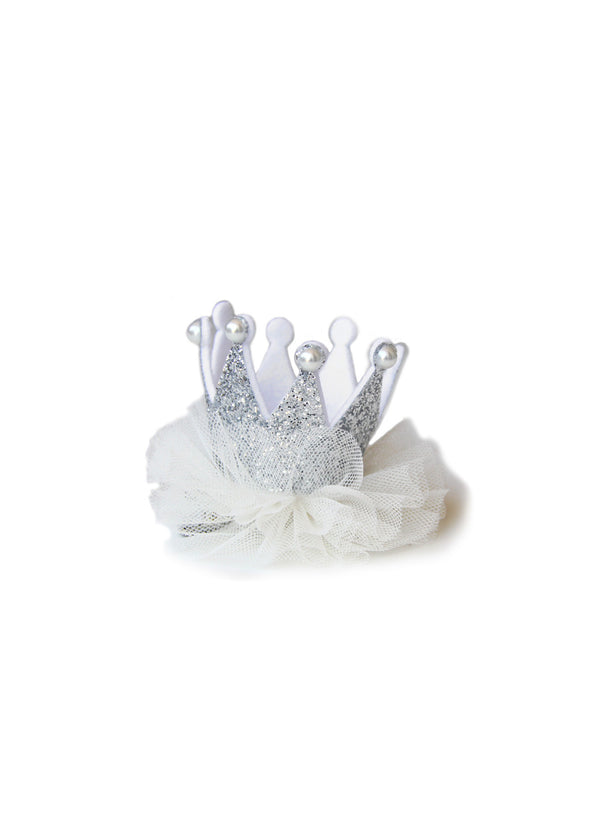 royalhouseegypt Princess Crown Hair clip - Silver - royalhouseegypt Exclusive - Back in stock