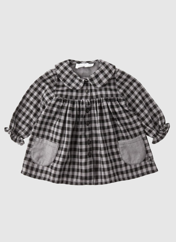 Tocoto Vintage Girl/Baby Check Dress