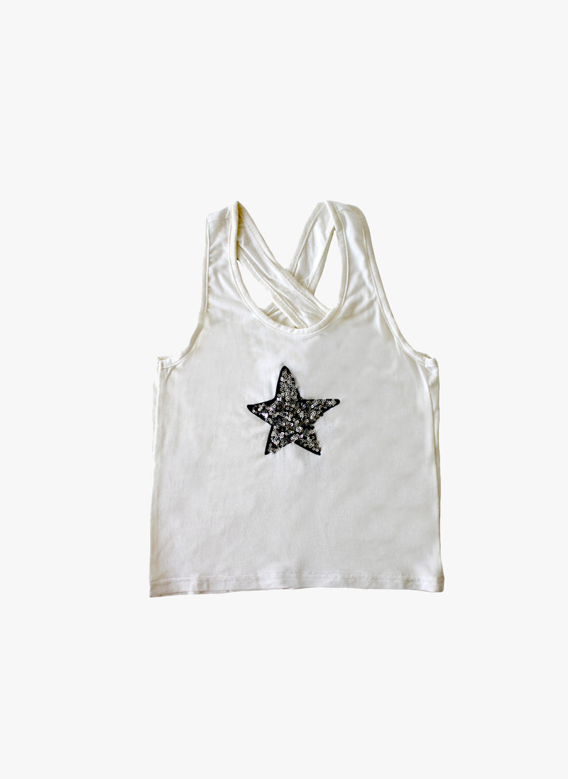 Vierra Rose Eva Star Tank in Ivory