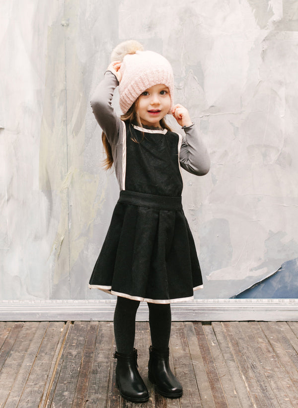 Vierra Rose Isla Jumper Dress in Black