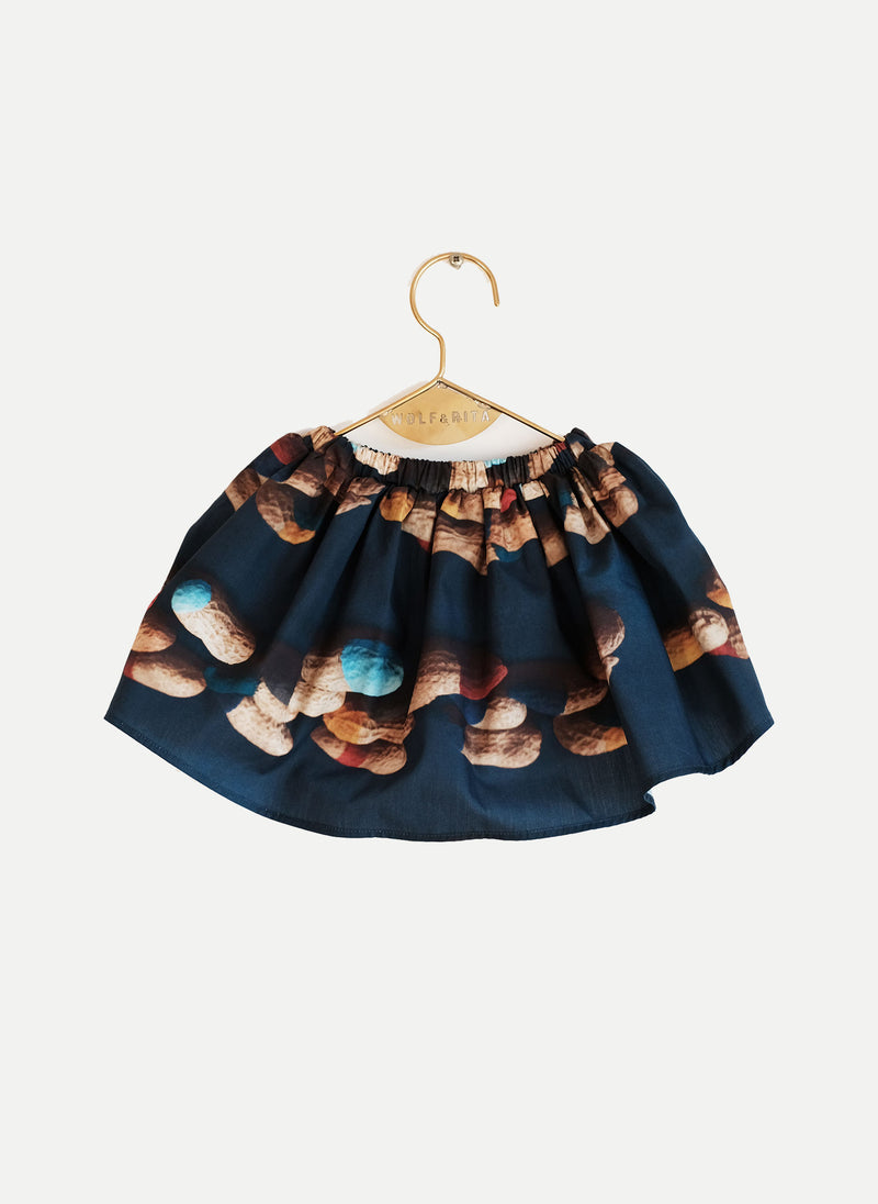 Wolf and Rita Carla Skirt in Peanut Print