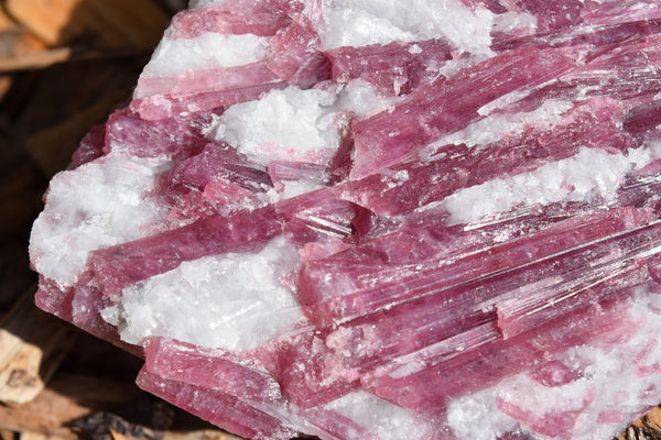 Pink Tourmaline in Quartz.