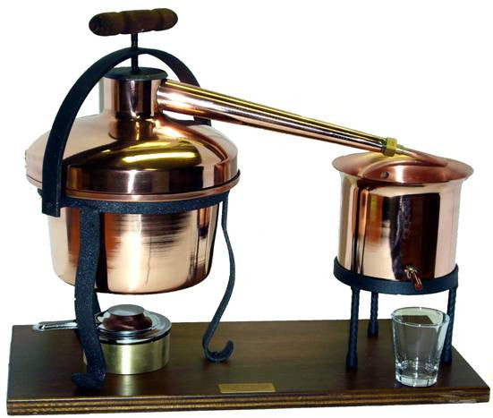 Copper Bar Still 5Lt with Copper Condenser and Thermometer