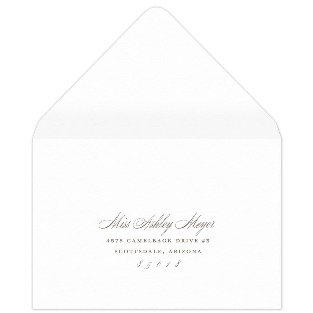 Reply Card Envelope